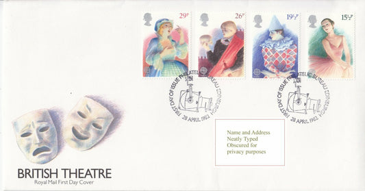 GB 1982 - British Theatre - Royal Mail FDC