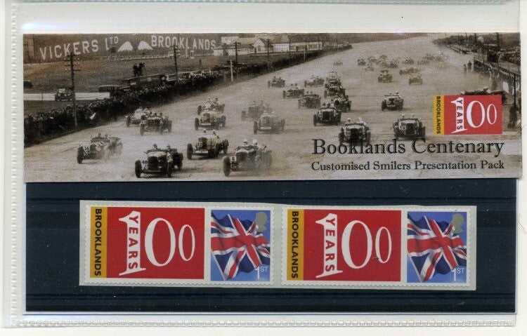 GB 2007 - Brooklands Centenary  - Smilers Presentation Pack