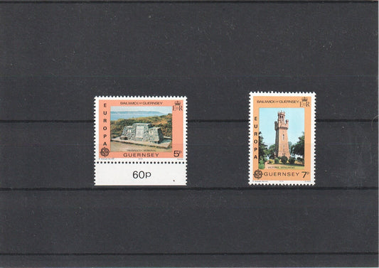 Guernsey 1978 - Europa : Monuments - MNH Set - SG 165-166