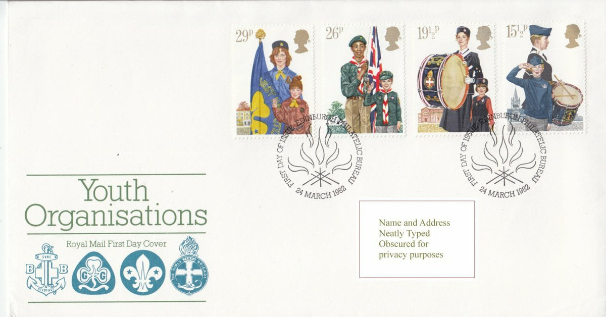 GB 1982 - Youth Organisations - Royal Mail FDC