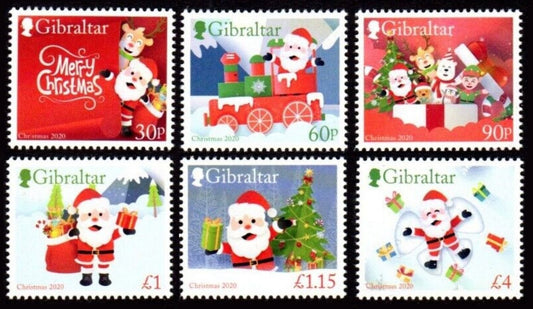 2020 Gibraltar - Christmas : Set of 6 - UMM / MNH