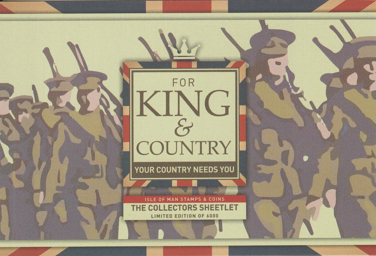 Isle of Man 2020 - For King and Country Collector Stamp Sheet Pack - MNH