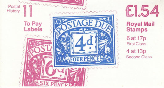 GB 1984 - Postal History - Folded Stamp Booklet - SG-FQ1a