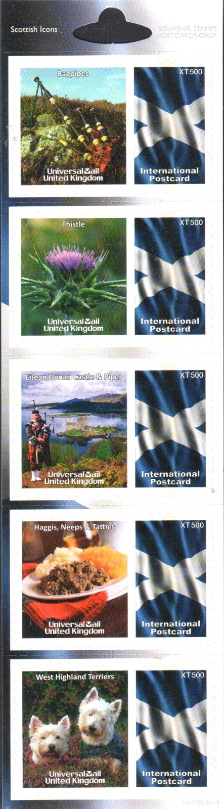 GB Universal Mail Tourist Stamps - buy one or more from the drop down menu!!