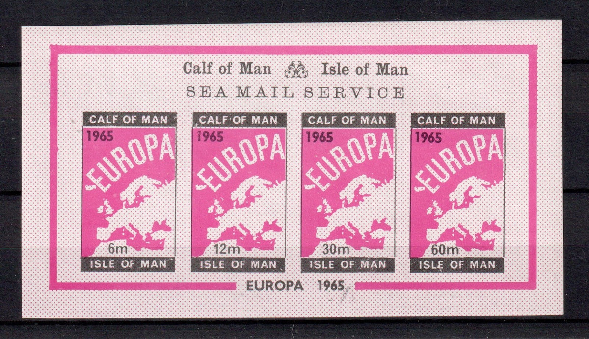 Calf of Man : EUROPA 1965 - CA.029 Mini Sheet (Imperf.)  MNH
