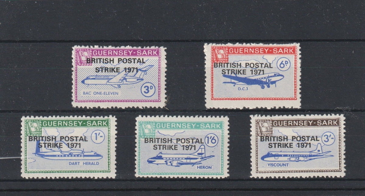 Guernsey-Sark : 1966 Europa o/p BRITISH POSTAL STRIKE 1971 -  see notes MNH