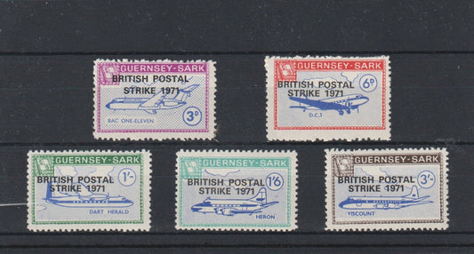 Guernsey-Sark : 1966 Europa o/p BRITISH POSTAL STRIKE 1971 -  see notes MNH