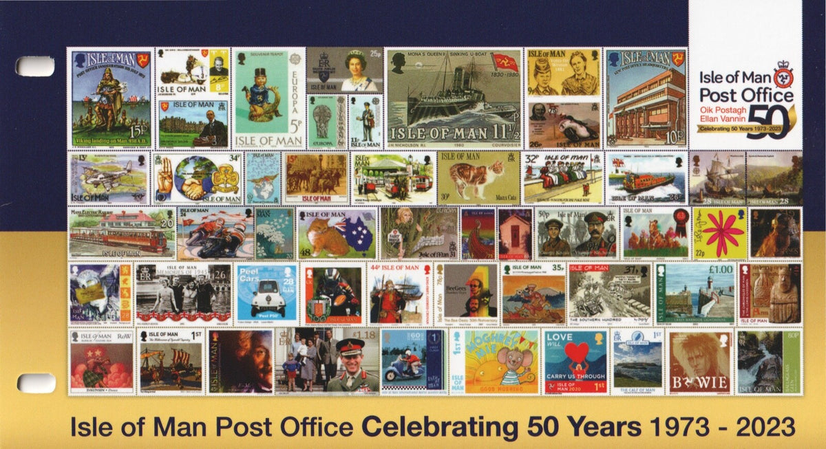 Isle of Man 2023 - IOM Post Office 50th Anniversary Presentation Pack
