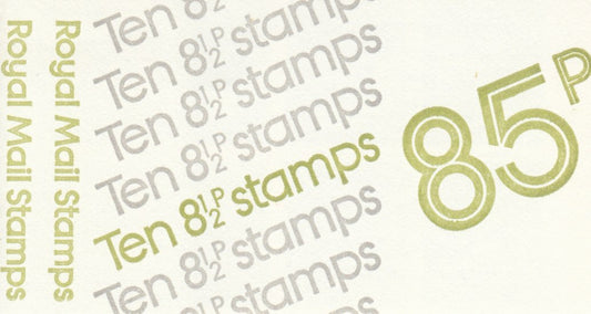 GB 1976 - Ten x 8 1/2p- Folded Stamp Booklet - SG-FF1a