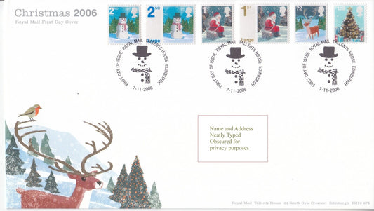 GB 2006 - Christmas Issue - FDC