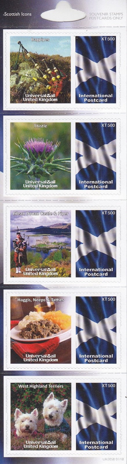 GB Universal Mail Tourist Stamps - buy one or more from the drop down menu!!