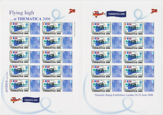 GB 2006 - Thematica 2006 - Themed Smilers with additional border print - TS-056a
