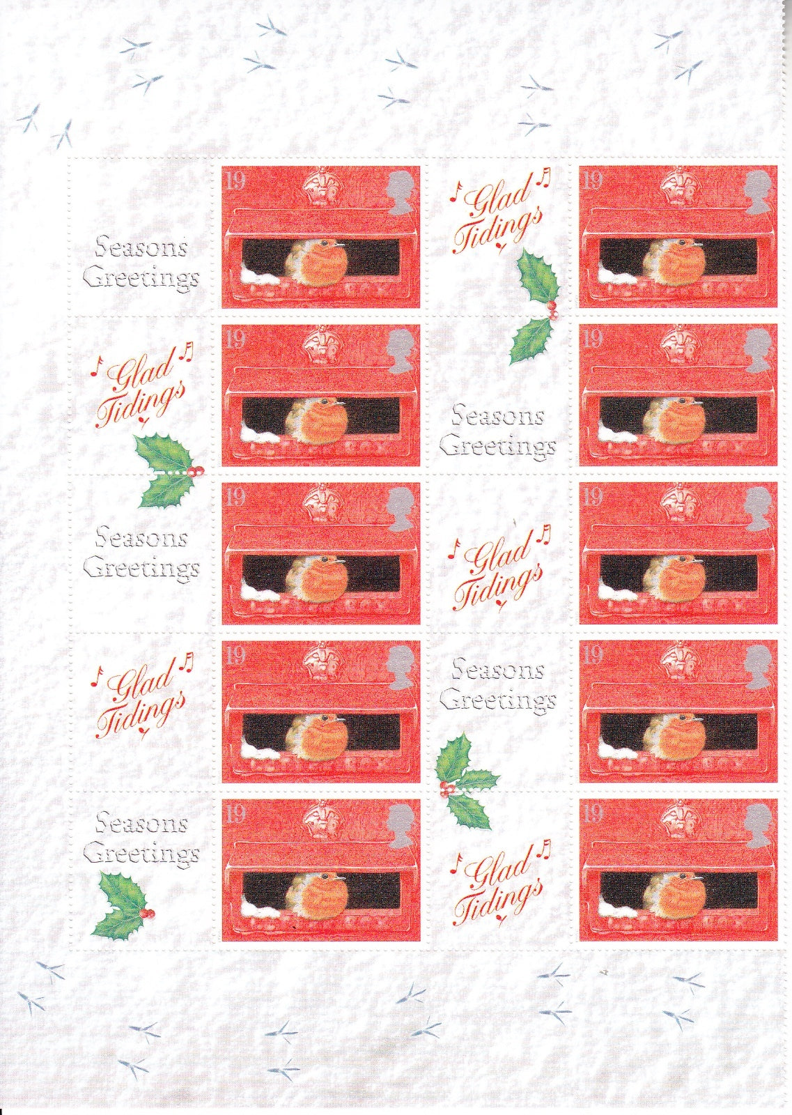 2000  - Christmas Smilers Half Sheet - LS-001