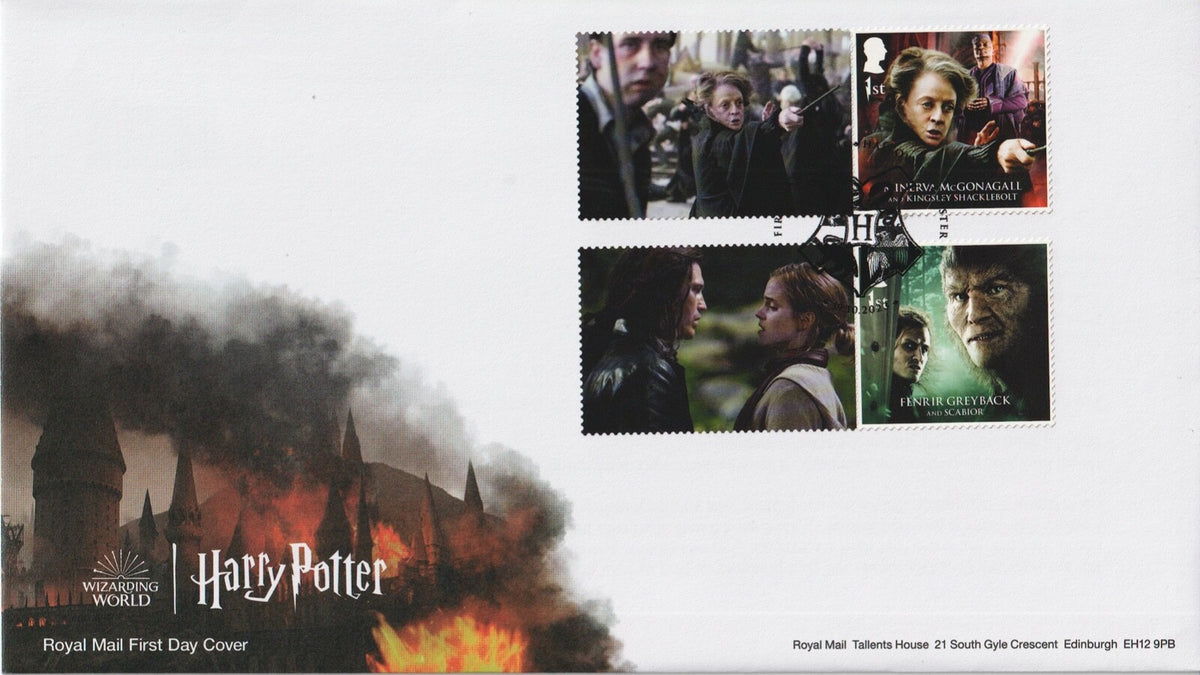 GB 2023 - New Harry Potter Collector / Smilers Sheet First Day Covers (5)