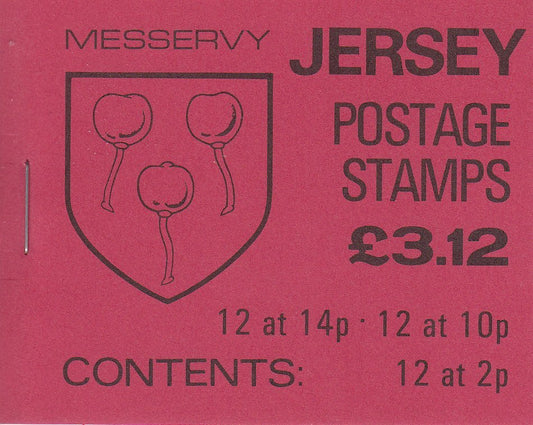 Jersey 1986 - Arms Booklet - MESSERVY - SG-SB37