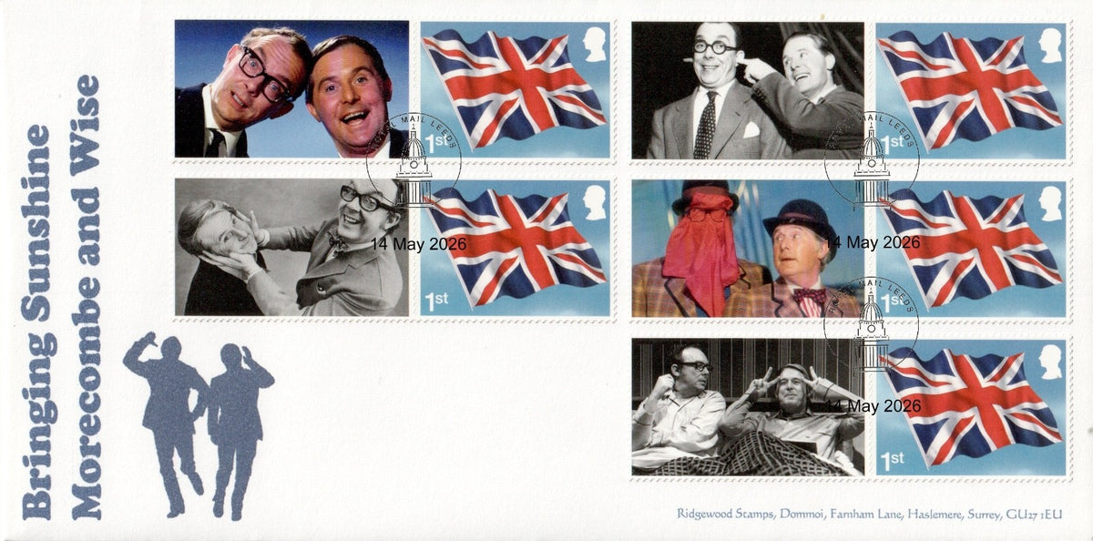 GB 2026 - Morecambe and Wise Collector Sheet FDCs (2) - GS188
