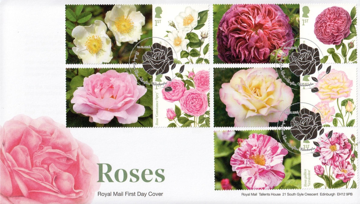 GB 2026 - Roses - Smilers/ Collector  Sheet FDC's (2) - GS184/LS182