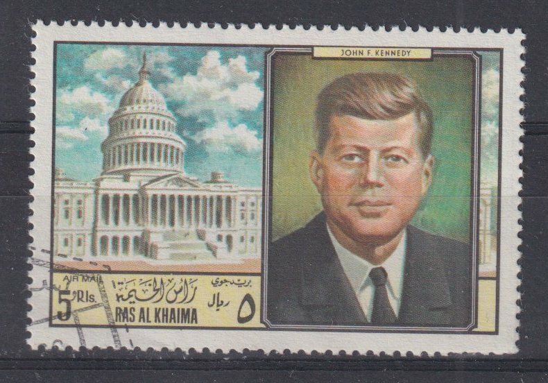 1969 Ras Al Khaimah - JF Kennedy Personalities - Mi-294 - CTO