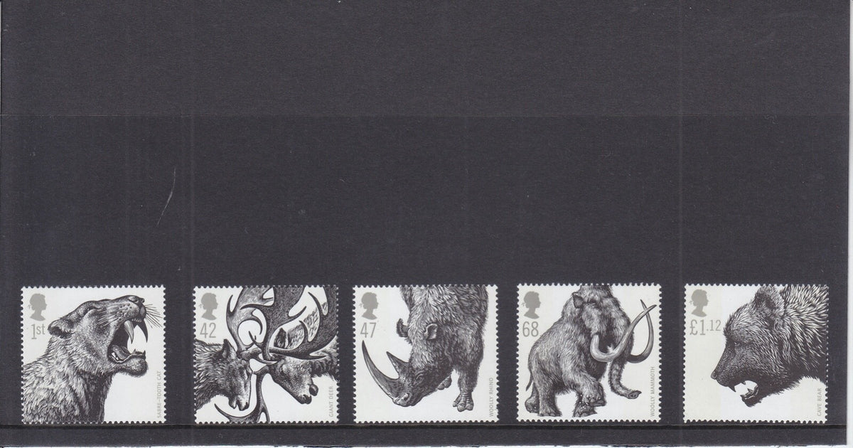 GB 2006 - Ice Age Mammals - SG2615 - SG2619 - MNH