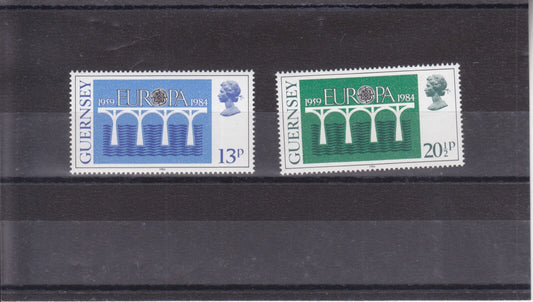 Guernsey 1984 - Europa : 25th Anniversary - SG-292-293 - MNH Set