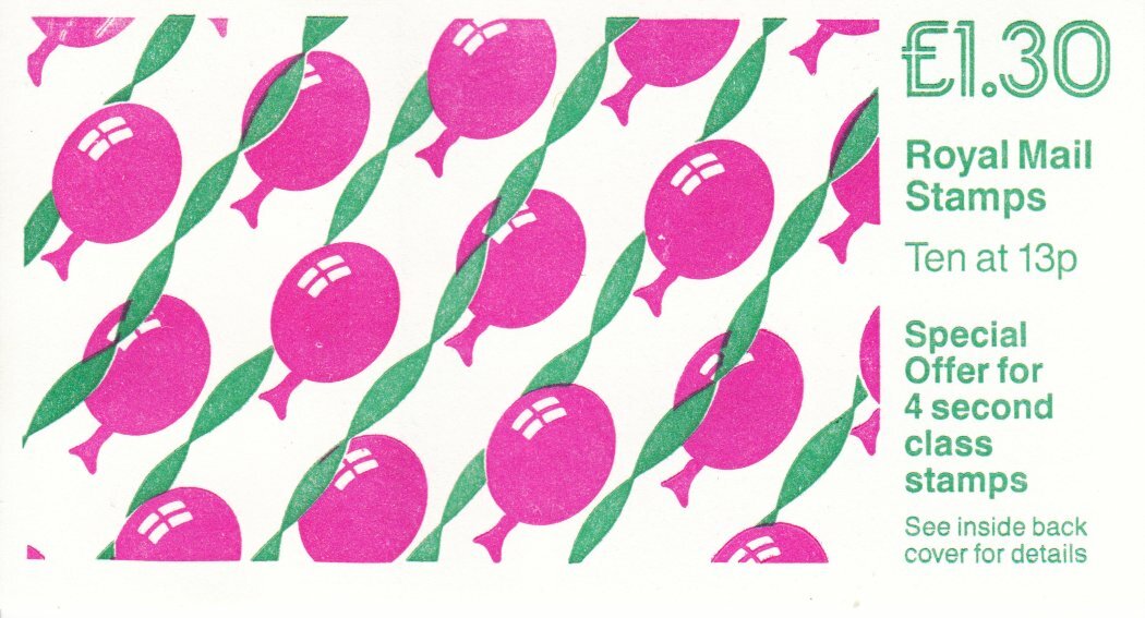 GB 1987 - Children's Parties - Folded Stamp Booklet - SG-FL14a