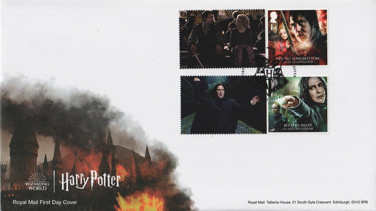 GB 2023 - New Harry Potter Collector / Smilers Sheet First Day Covers (5)