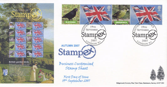 GB 2007 - Autumn STAMPEX - Smilers cover - BC-116-FDC