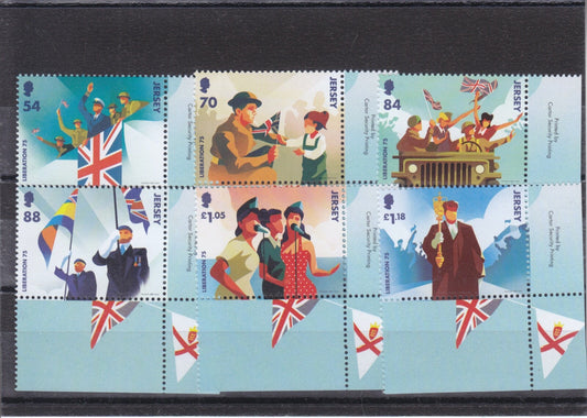 Jersey 2020 ** NEW** Liberation 75 - SG-2452-2457 - MNH Set
