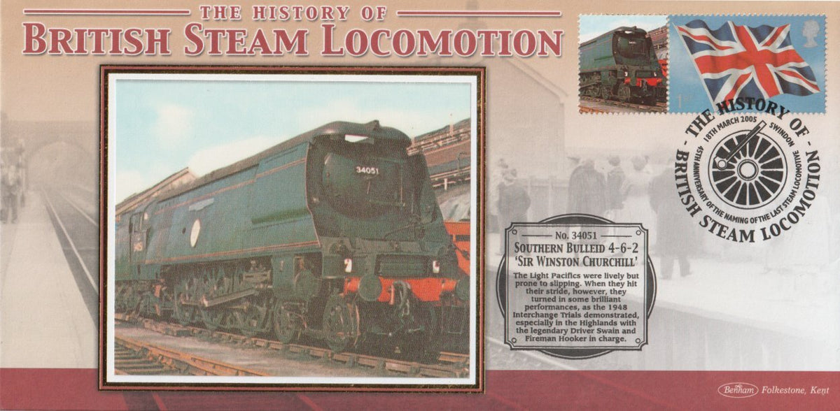 History of British Steam Locomation - Benham Smilers Covers - Multiple Choice