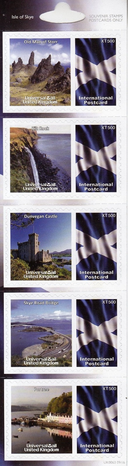 GB Universal Mail Tourist Stamps - buy one or more from the drop down menu!!