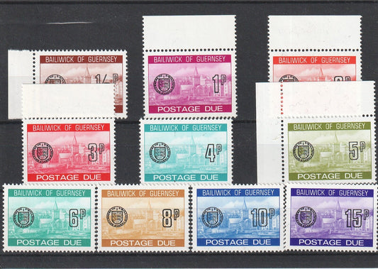 Guernsey 1977 - Postage Due - MNH Set - SG D18-D28