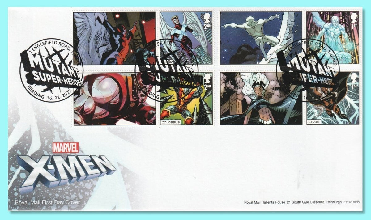 GB 2023 - X-Men Generic Smilers/Collector Sheet - Set of 3 FDC's  SG-LS149/GS151