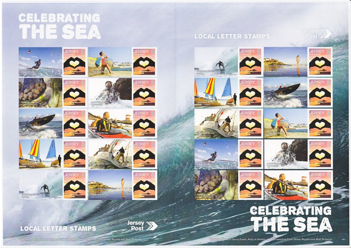 Jersey 2016 - Celebrating the Sea Smilers/Commemorative Stamp Sheet JCS-035