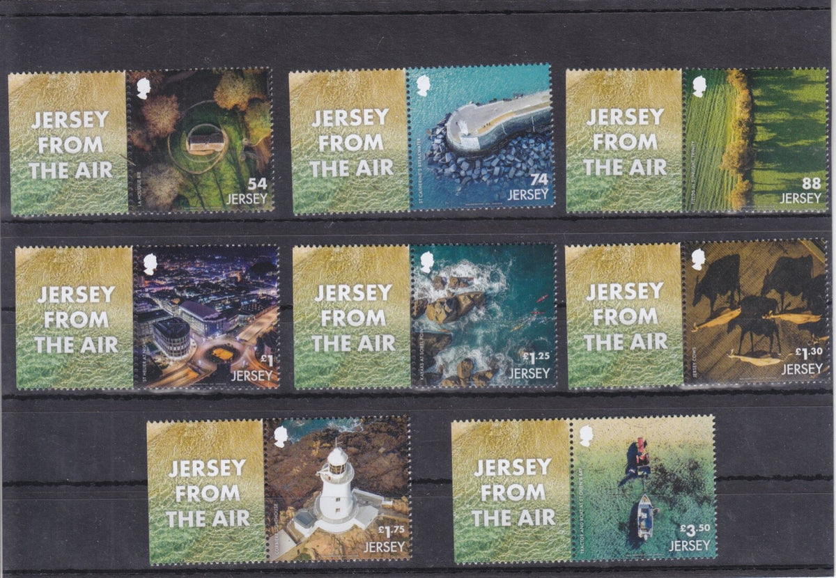 Jersey 2021 Jersey From the Air , SG-2538-2545 - Complete MNH Set