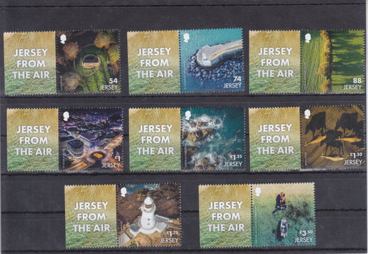 Jersey 2021 Jersey From the Air , SG-2538-2545 - Complete MNH Set
