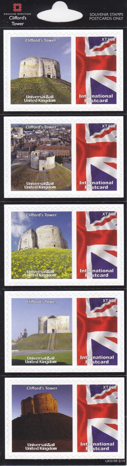 GB Universal Mail - Clifford's Tower - UK0109 5/14