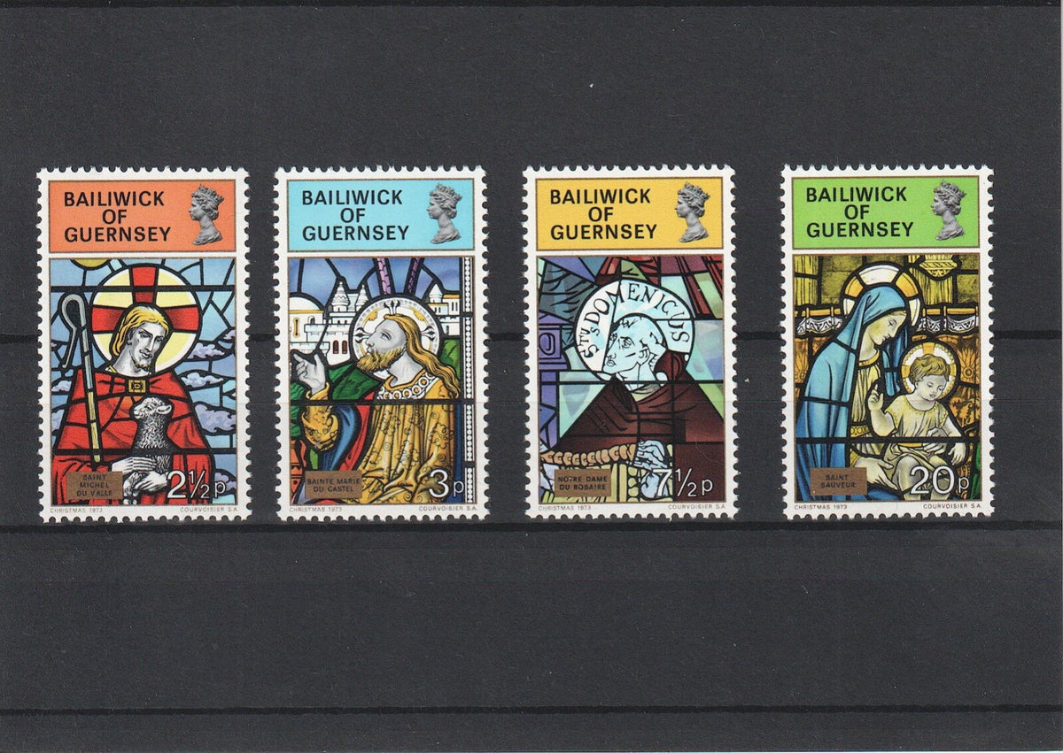 Guernsey 1973 - Christmas - MNH Set - SG 89-92