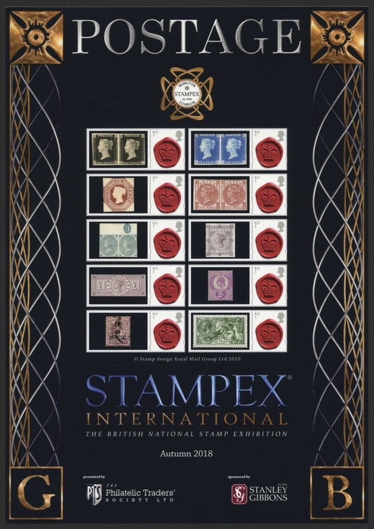 GB 2018 - Autumn STAMPEX Smilers Sheet - Ref: BC-514
