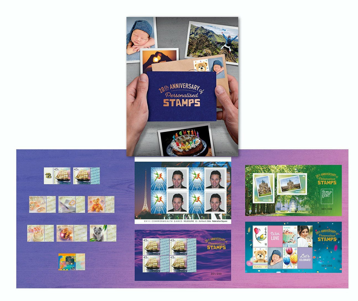 2020 Australia - 20th Anniversary of Personalised Stamps - Souvenir Pack