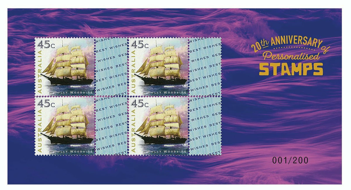 2020 Australia - 20th Anniversary of Personalised Stamps - Souvenir Pack