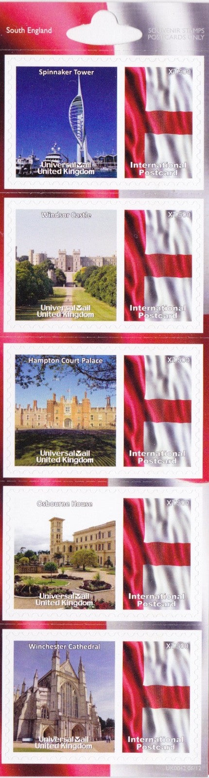 GB Universal Mail Tourist Stamps - buy one or more from the drop down menu!!