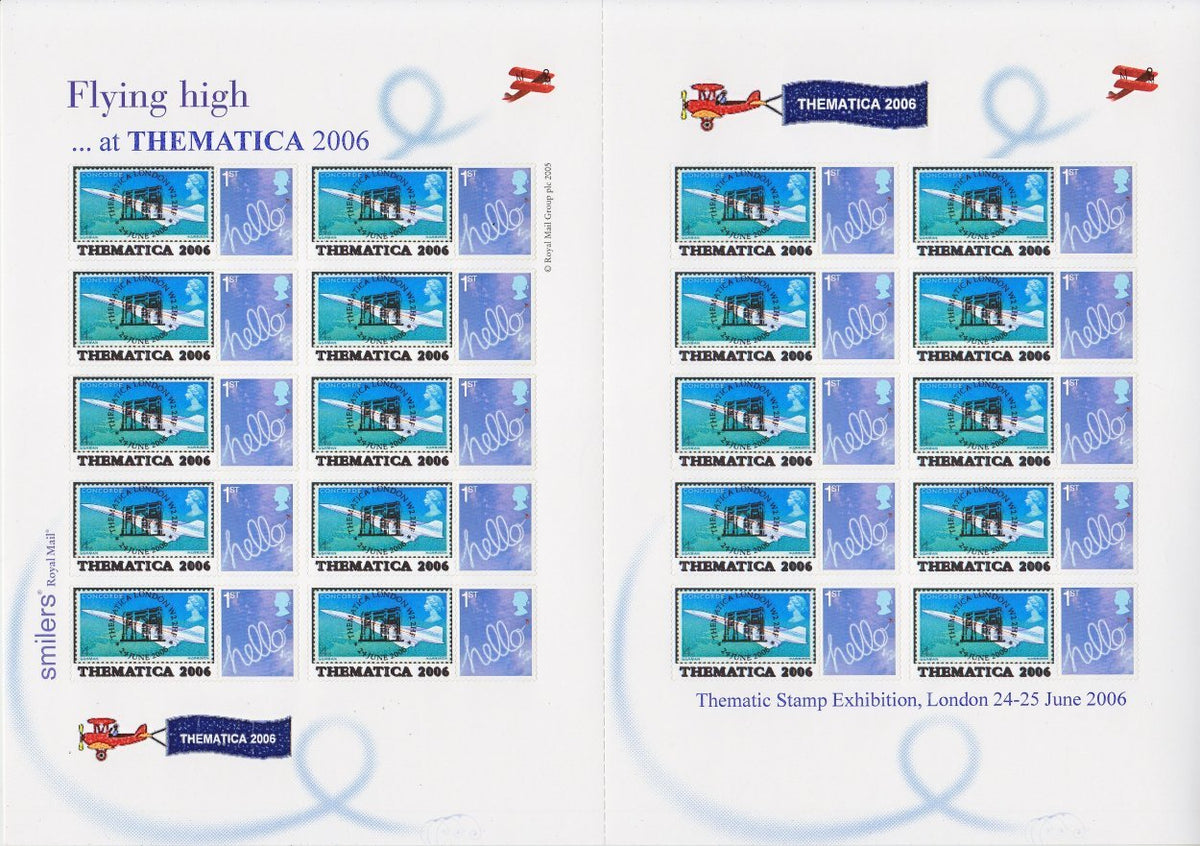 GB 2006 - Thematica 2006 - Themed Smilers with additional border print - TS-055a