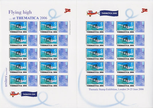GB 2006 - Thematica 2006 - Themed Smilers with additional border print - TS-055a