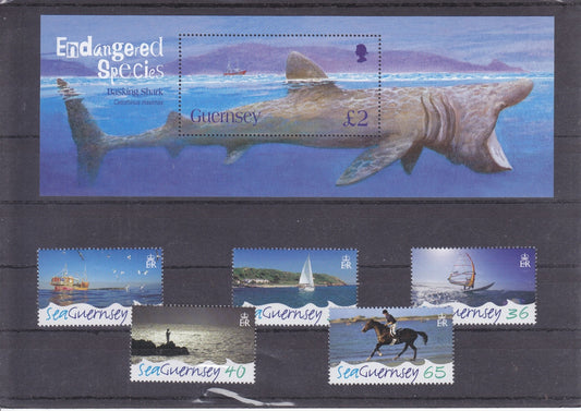 Guernsey 2005 - Sea Guernsey (1st Series) - Complete Set + Mini Sheet MNH