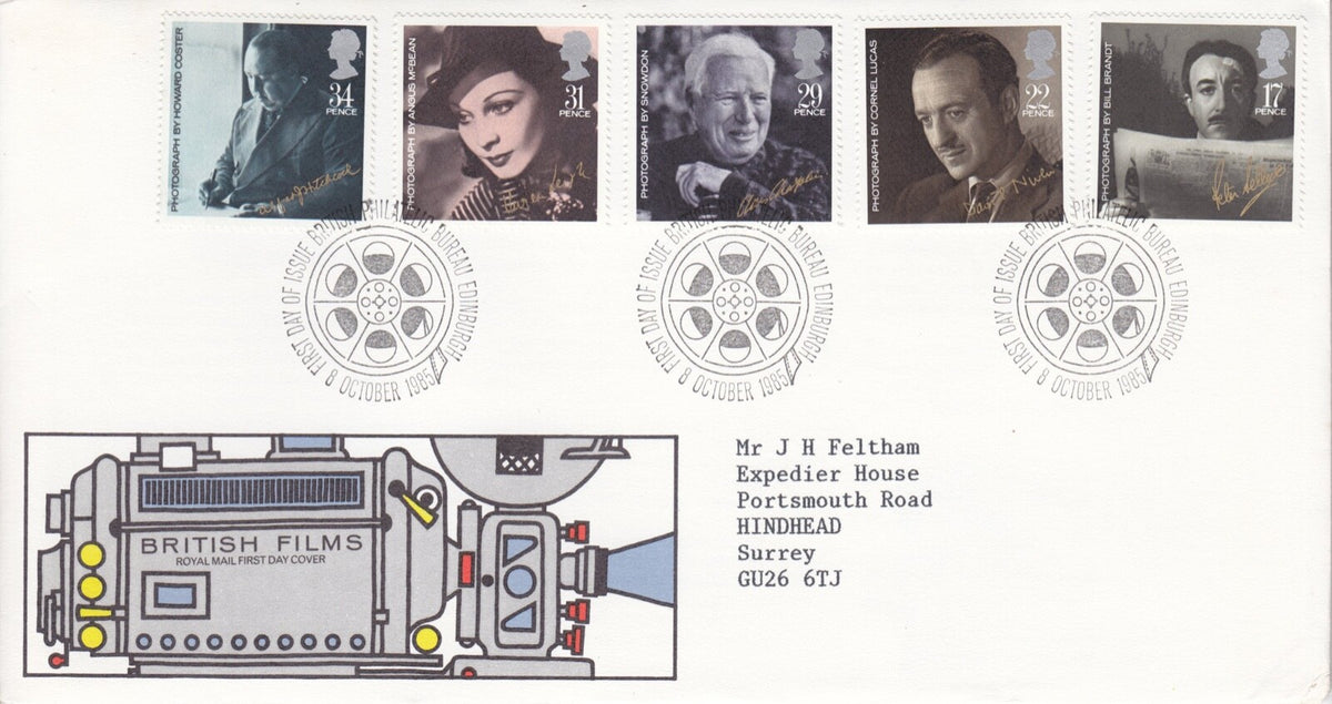 GB 1985 - British Films - Royal Mail FDC