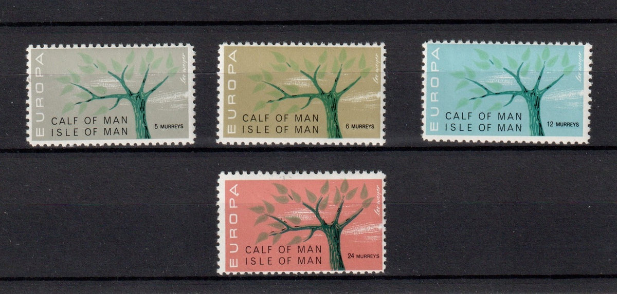 Calf of Man : EUROPA 1972 - CA.003-CA.006 (Rouletted)  MNH