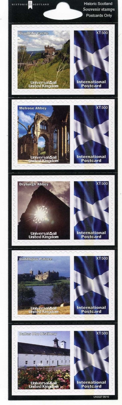 GB Universal Mail Tourist Stamps - buy one or more from the drop down menu!!