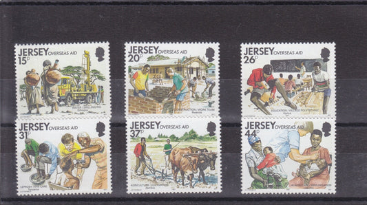 Jersey 1991 - Overseas Aid - SG 558-563- MNH