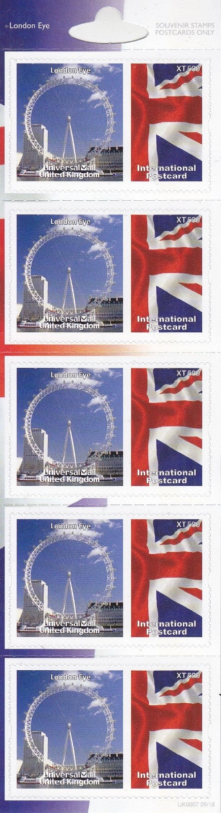 GB Universal Mail Tourist Stamps - buy one or more from the drop down menu!!