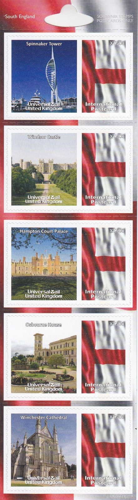 GB Universal Mail Tourist Stamps - buy one or more from the drop down menu!!